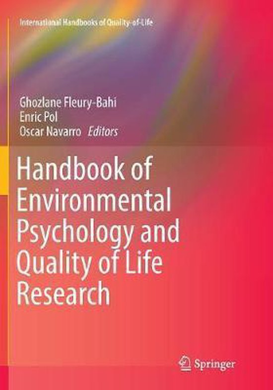 International Handbooks of Quality-of-Life- Handbook of Envi ... - cover