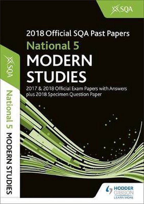 National 5 Modern Studies 201819 SQA Specimen and Past Papers with Answers, SQA