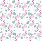 40x Flamingo thema servetten 33 x 33 cm - Papieren servetten