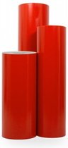 Cadeaupapier Rood - 70cm - 200m - 70gr | Winkelrol / Apparaatrol / Toonbankrol / Geschenkpapier / Kadopapier / Inpakpapier