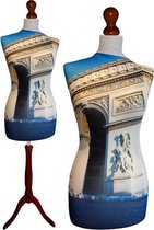 Versace paspop met donker bruine sparkling driepoot  40/42