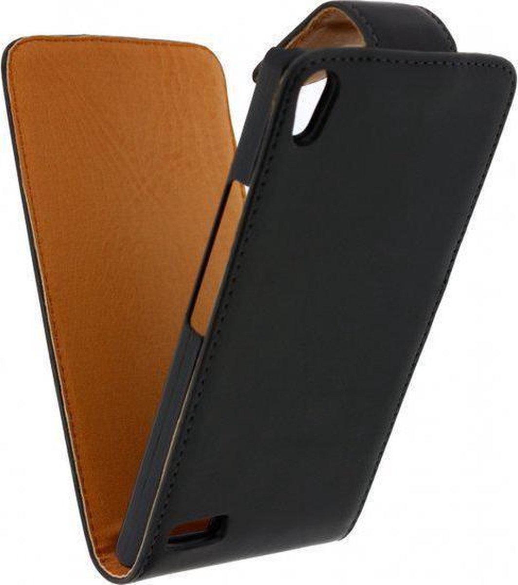 Xccess Leather Flip Case Huawei Ascend P6 Black