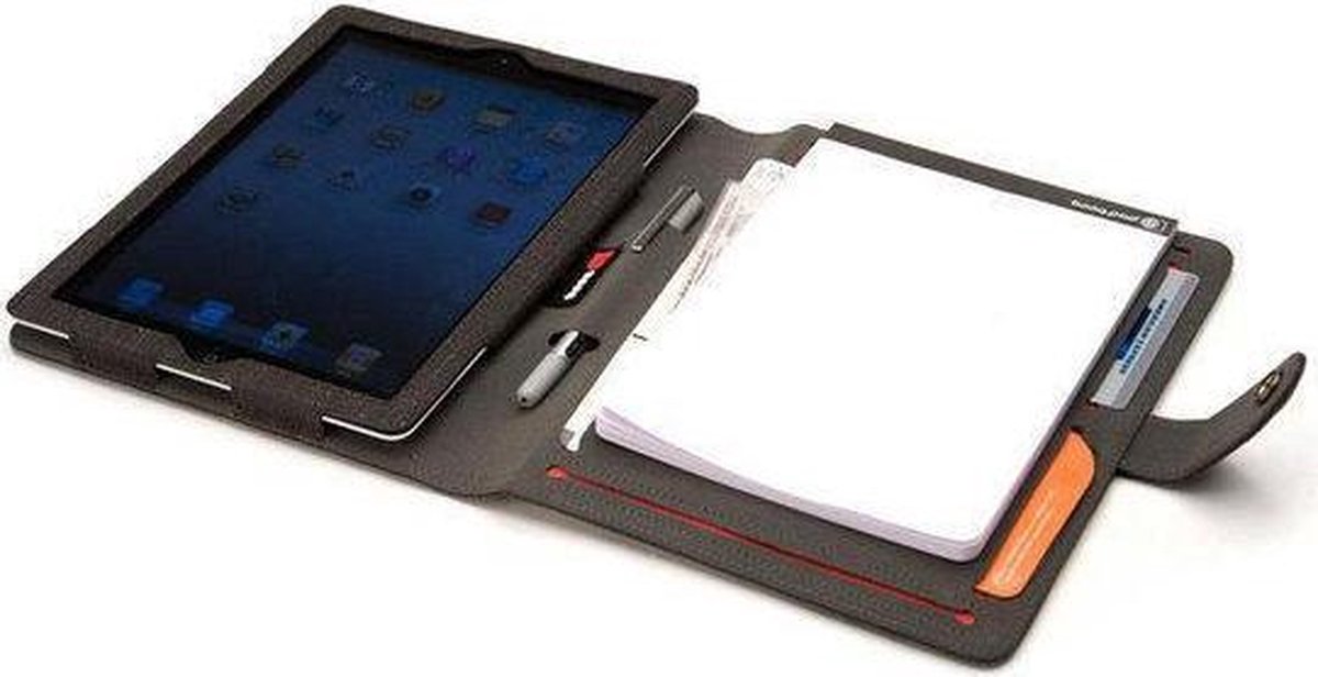 ongerustheid Overlappen Overlappen Booq BooqPad Apple iPad 2 / 3 / 4 Case + Kladblok Black | bol.com