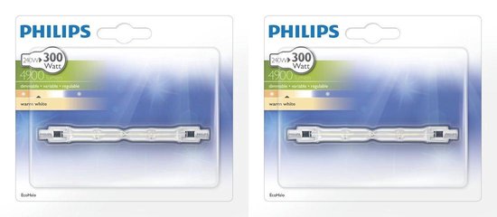 Philips Halogeenlamp - 240W - 118mm - 2 stuks | bol.com