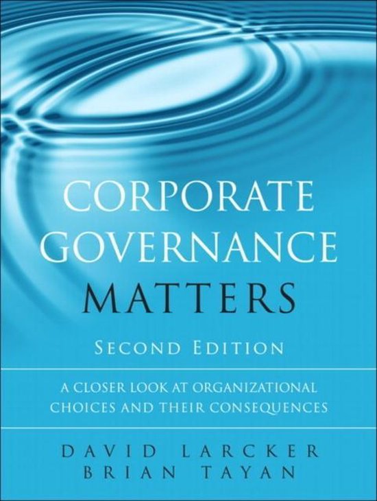 Corporate Governance Matters - cover