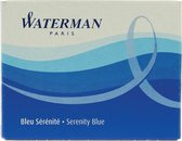 20x Waterman inktpatronen Standard blauw Florida, pak a 8 stuks