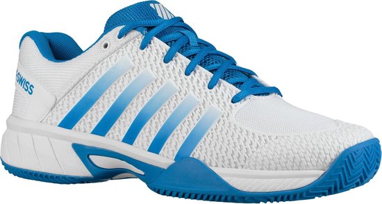 K-Swiss Express Light HB Tennisschoen Heren Sportschoenen - Maat 43 -  Mannen - wit/blauw | bol.com