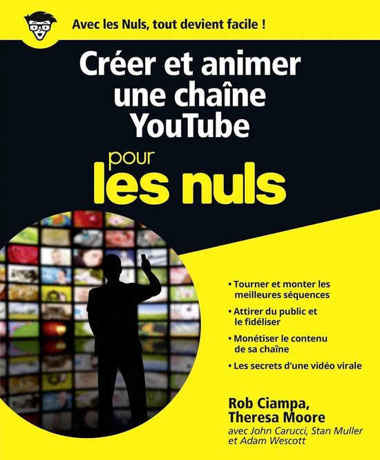 Créer et animer une chaîne YouTube Pour les Nuls - cover