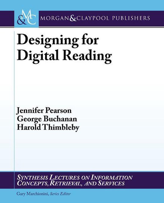 Designing for Digital Reading - cover