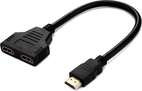 30 cm 1080P HDMI-poort Male naar 2 vrouwelijke 1 in 2 uit Splitter kabeladapterconverter - MG