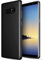 Samsung Galaxy Note 8 zwart siliconen hoesje - matte zwart