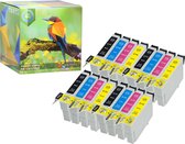 Ink Hero - 16 Pack - Inktcartridge / Alternatief voor de Epson Stylus CX4300 D78 D92 D120 DX400 DX4000 DX4050 DX4400 DX4450 DX5000 DX5050 DX6000 DX8450 SX100 SX105 SX110 SX115 SX200 SX205 SX210 SX215 SX218 SX400 SX405 SX415 SX510W SX515W SX600FW