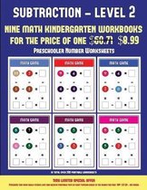 Preschooler Number Worksheets (Kindergarten Subtraction/taking away Level 2)
