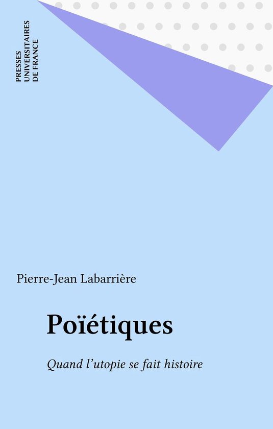 Poïétiques (ebook), PierreJean Labarriere 9782130682622 Boeken bol