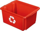 Sunware Nesta Eco Opbergbox - voor afvalscheidingssysteem - 32L - rood
