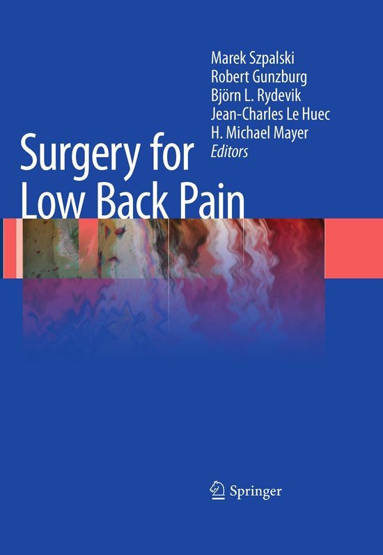 Medicine (R0) - Surgery for Low Back Pain - cover