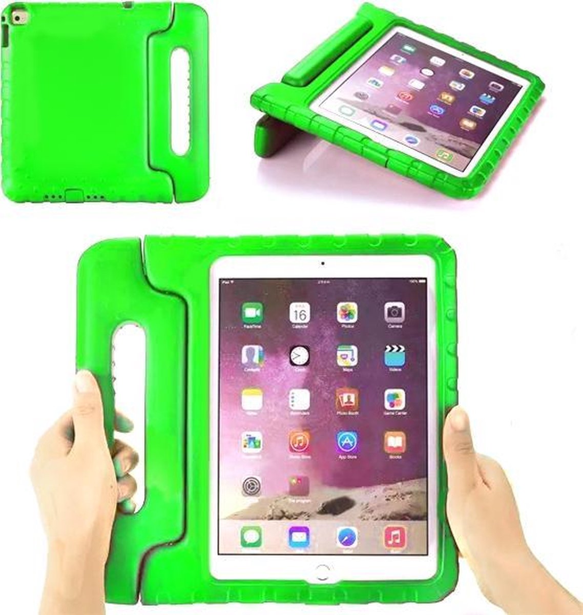 Kids Proof Cover iPad Mini 4 hoes voor kinderen Groen