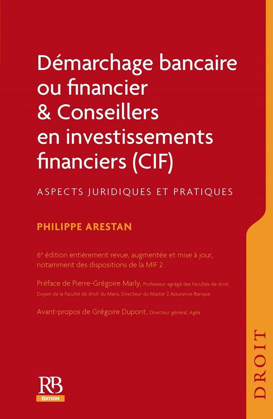 Démarchage bancaire ou financier & Conseillers en investiss ... - cover