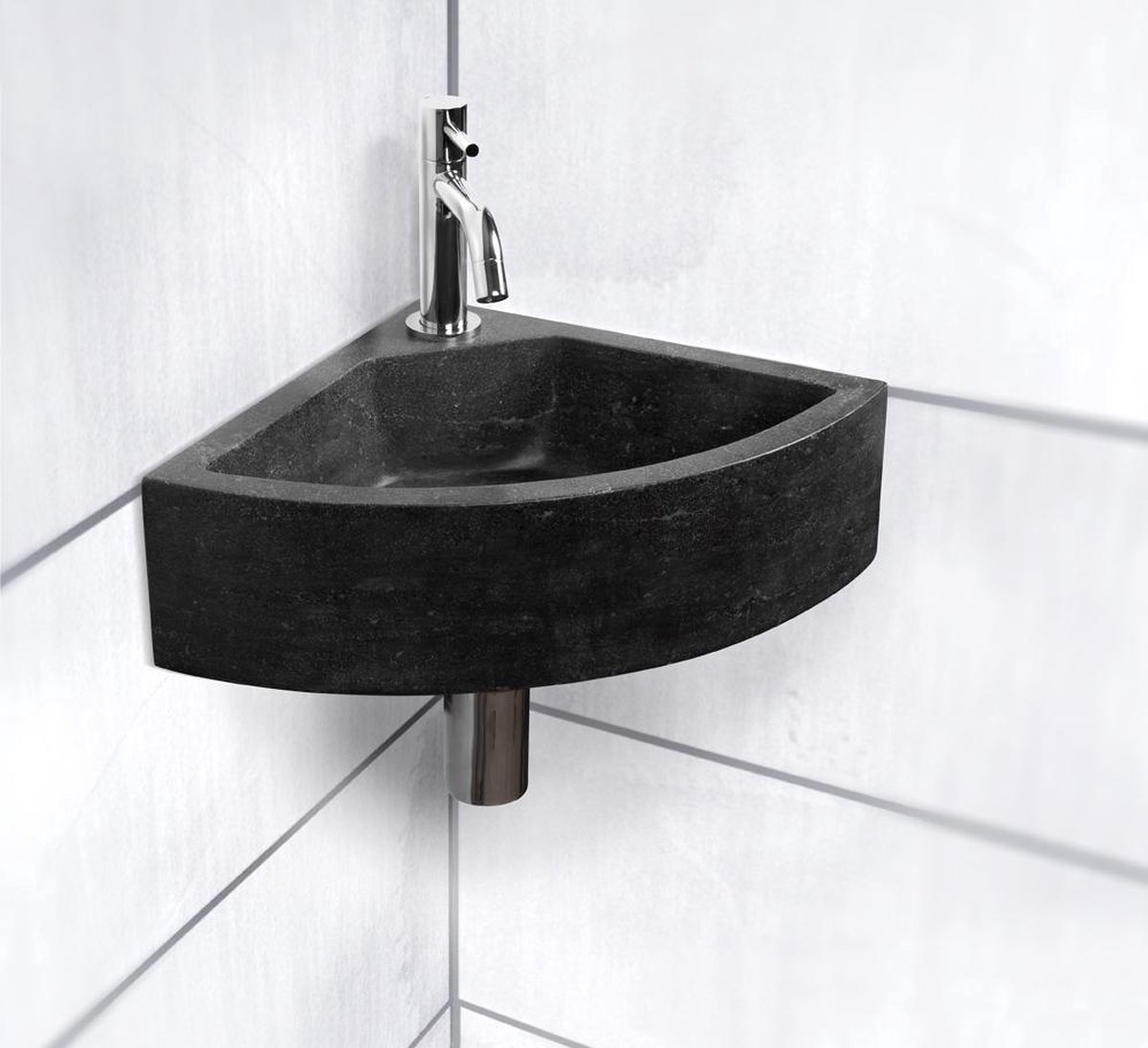 Saniscape Carmen Fontein Toilet Set Fontein 30 x 30 x 11 cm Inclusief chromen...
