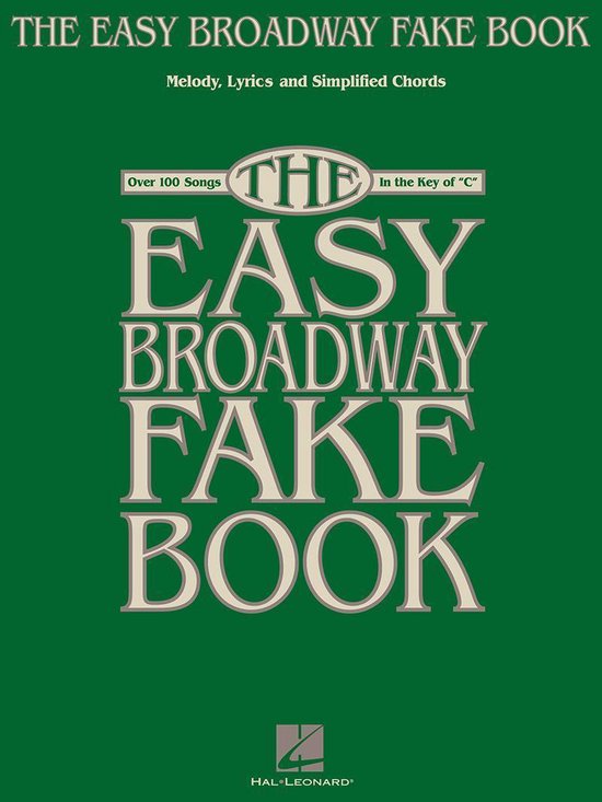 The Easy Broadway Fake Book (Songbook) - cover