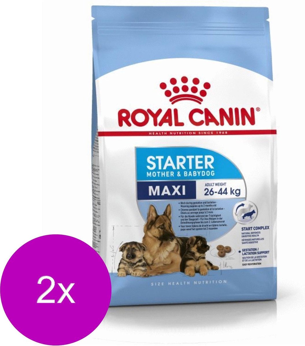 Royal Canin Royal Canin Maxi Starter Mother & Babydog - Puppy-Hondenvoer - 2 x 15 kg