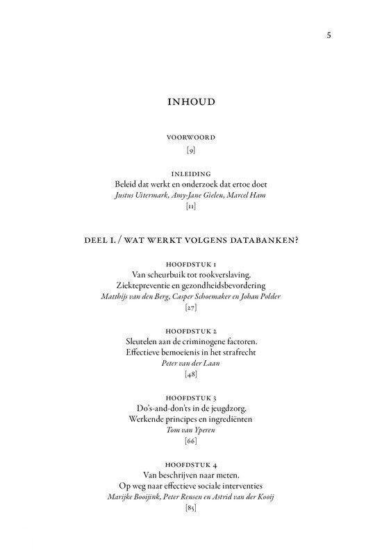 Wat werkt nu werkelijk