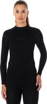 Dames Thermoshirt - Thermokleding - met Nilit® Innergy-Zwart-L