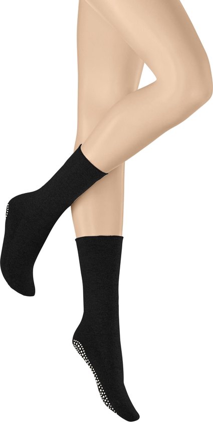 Kunert Homesocks ABS Dames - Zwart - Maat 35-38