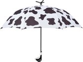 Esschert Design Paraplu Cow 98 cm wit en zwart TP215
