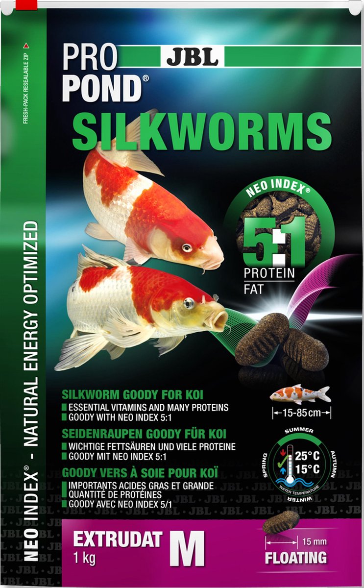 JBL ProPond Snack Silkworm 1 kg