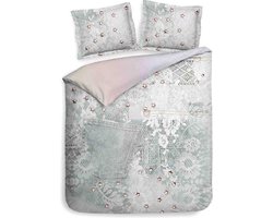 Heckett & Lane Darian Dekbedovertrek - Tweepersoons - 200x200/220 cm - Dreamy Light Blue