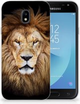 Geschikt voor Samsung Galaxy J3 2017 TPU Siliconen Hoesje Design Leeuw
