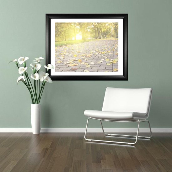 Homedecoration Colorado - Cadre photo - Format photo - 39 x 51 cm - Noir mat