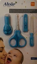 Manicure set 3 delig voor baby's KLEUR BLAUW  - manicure set - nagelknipper - nagelverzorging