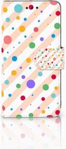 Smartphone Hoesje Huawei P20 Book Case Design Dots