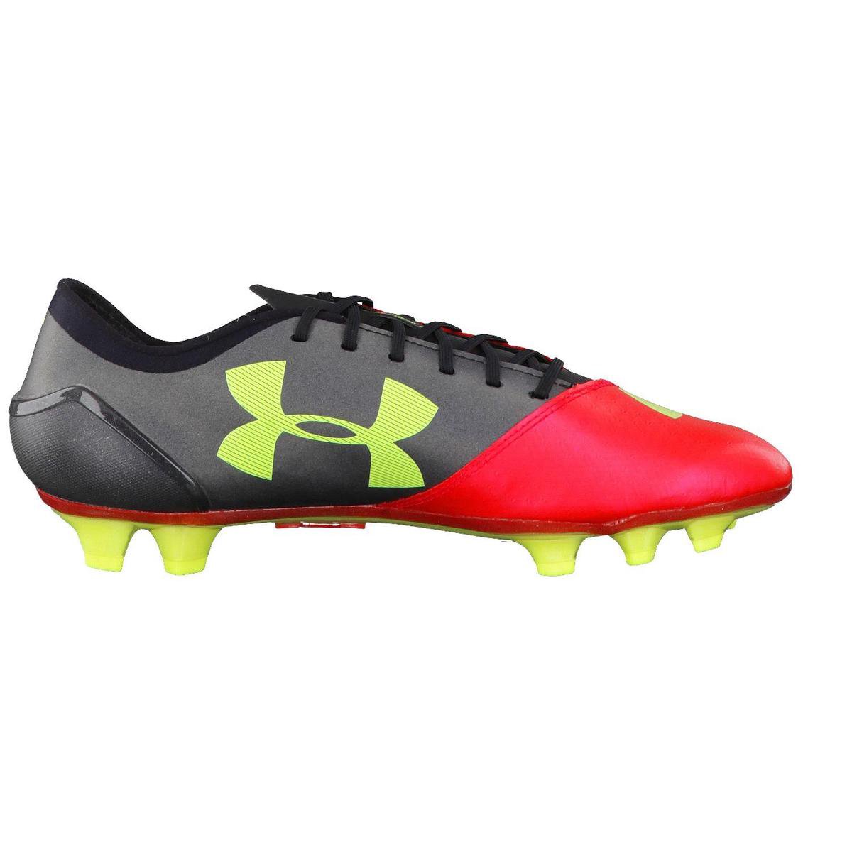 Under Armour Voetbalschoenen - Rocket Red/High-Vis Yellow/Black - 44