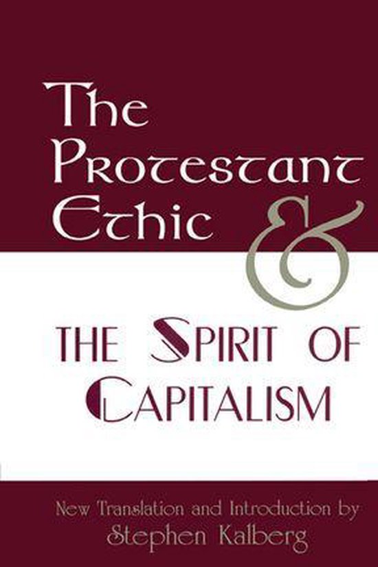 The Protestant Ethic and the Spirit of Capitalism - cover