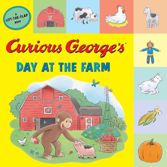 Curious George - Curious George's Day at the Farm - cover