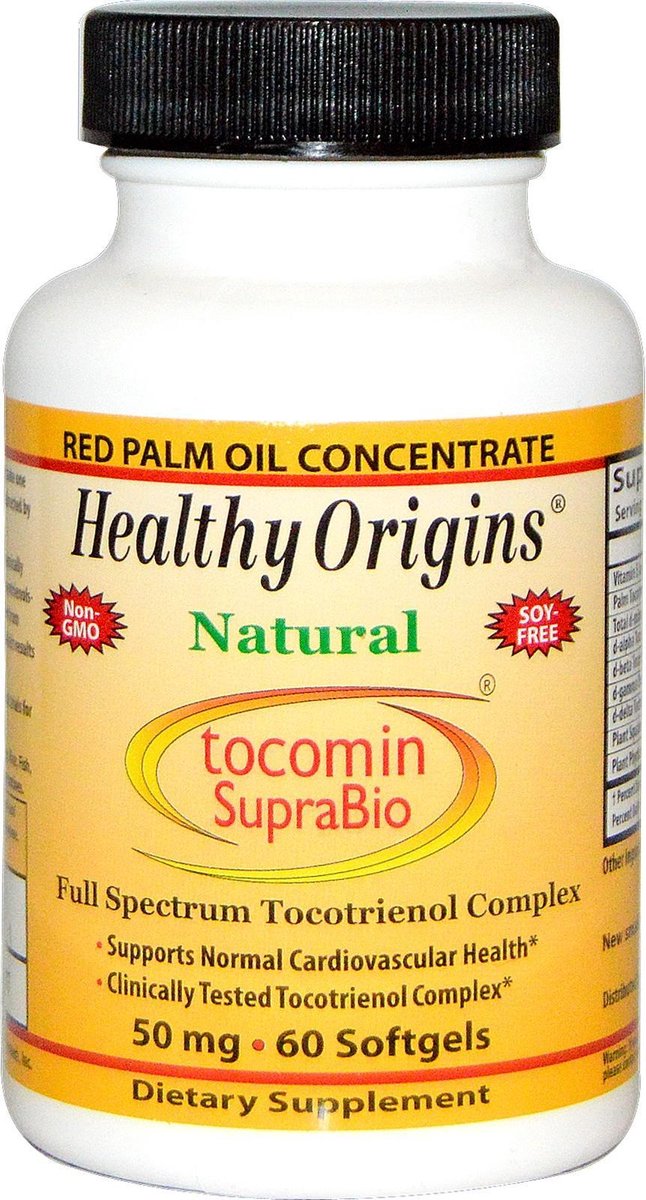 Healthy Origins, Tocomin SupraBio, 50 mg, 60 Softgels