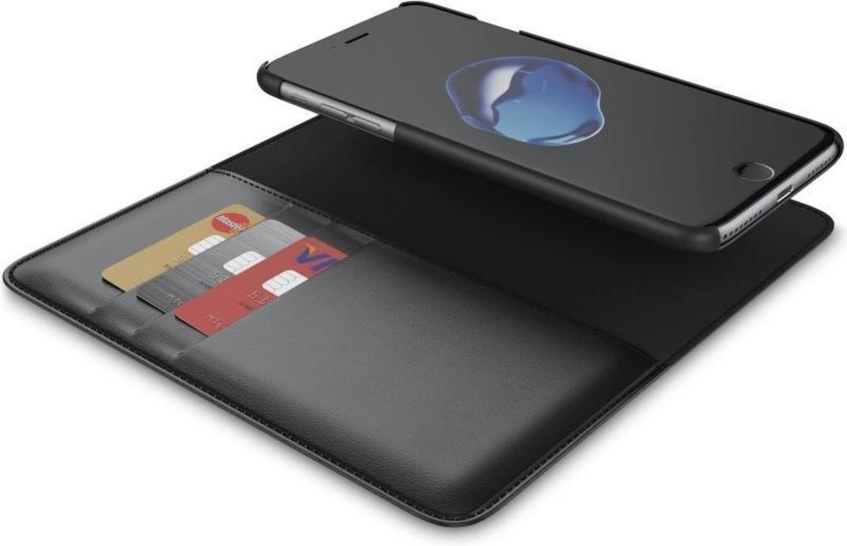 BeHello - iPhone 6s Plus Hoesje - Wallet Case 2 in 1 Uitneembare Back Case Zwart