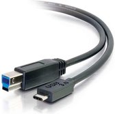 CablesToGo USB-C Male naar USB 3.0 B Male - 3 m