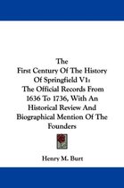 THE FIRST CENTURY OF THE HISTORY OF SPRI