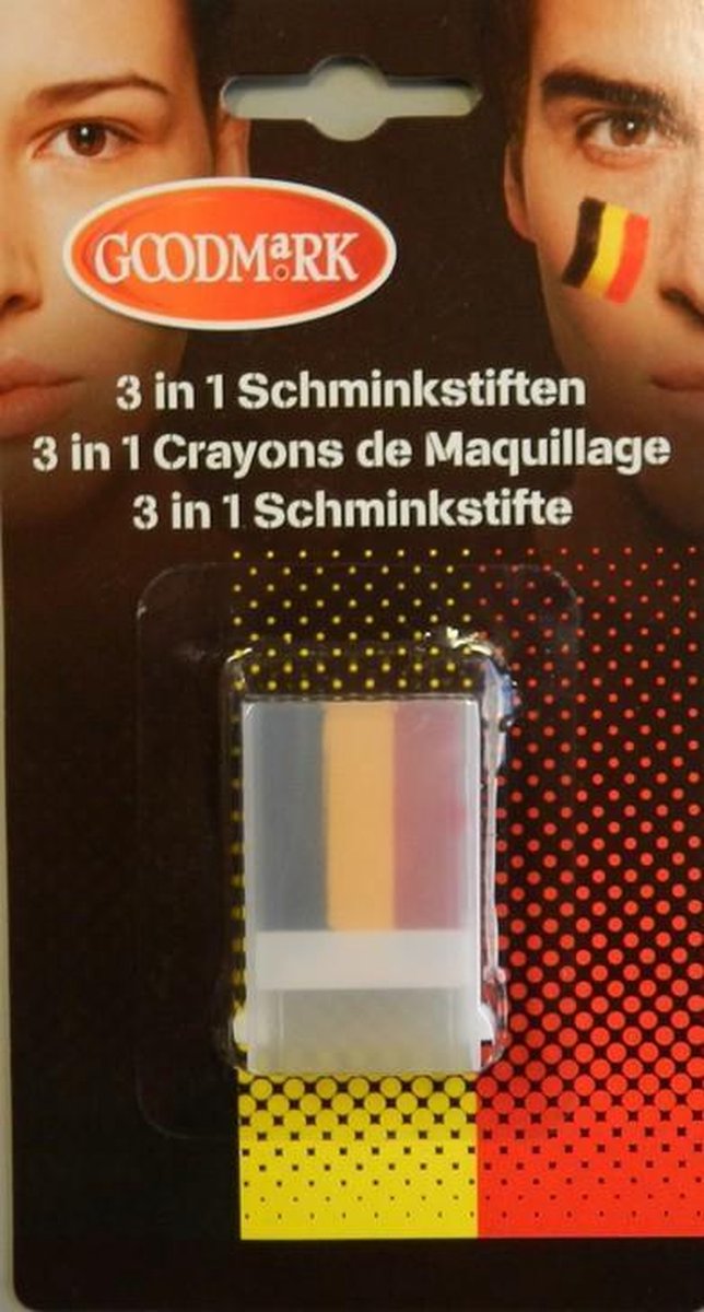 GOODMARK - Belgische schmink setje voor supporters - Schmink > Potloden