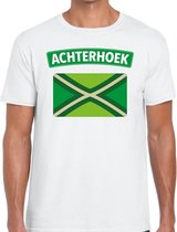 Achterhoek en vlag festival t-shirt wit heren S