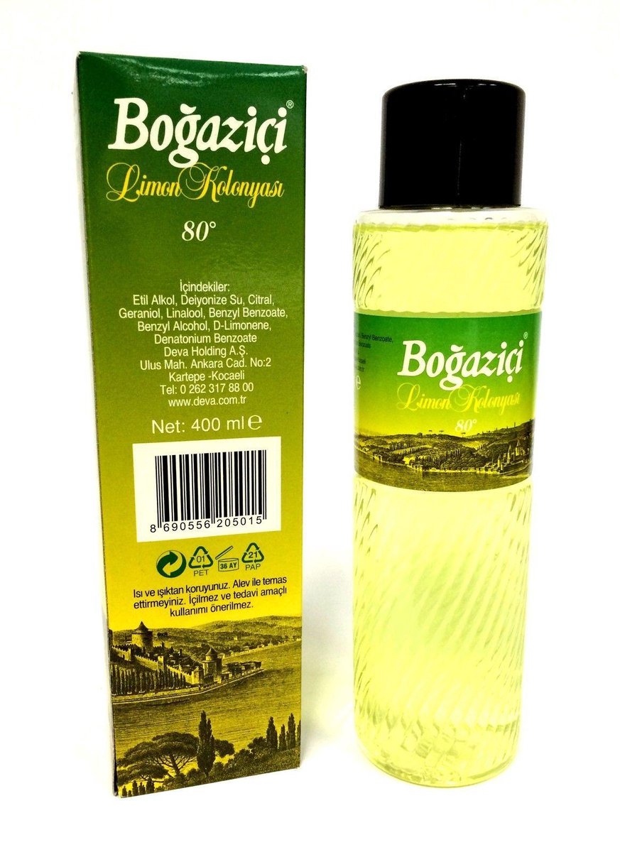 Goedkoopste bogazici citroenen duftwasser kolonya limon kolonyasi 400 ml