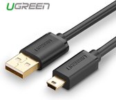 USB 2.0 A Male naar Mini-USB 5 Pin Male kabel - 3 Meter