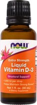 NOW Foods - Vitamin D-3 Liquid, 1000 IU - 30 ml
