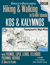 Hopping Greek Islands Travel Guide Maps- Kos & Kalymnos Topographic Map Atlas 1
