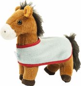 HKM Staande paardenknuffel Groot - met deken