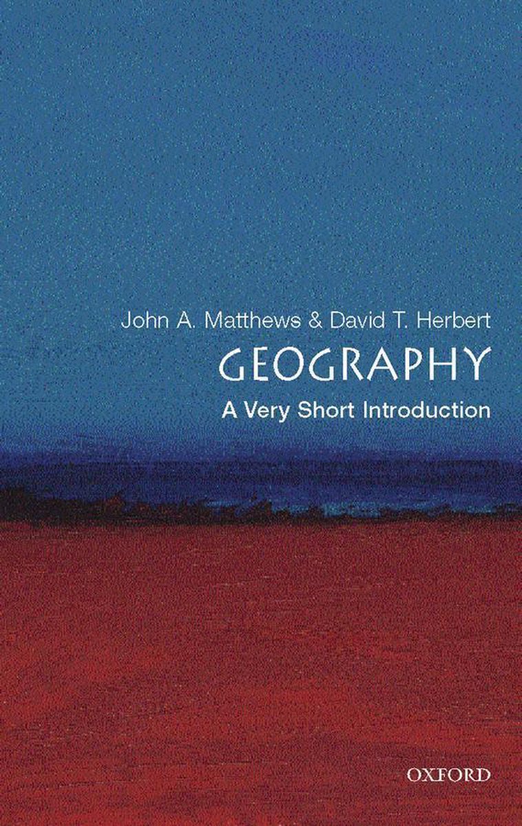 Omslag van Very Short Introductions - Geography
